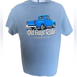 OLD GUYS RULE “It Took Decades to Look This Good” Tee Shirt Men L Large